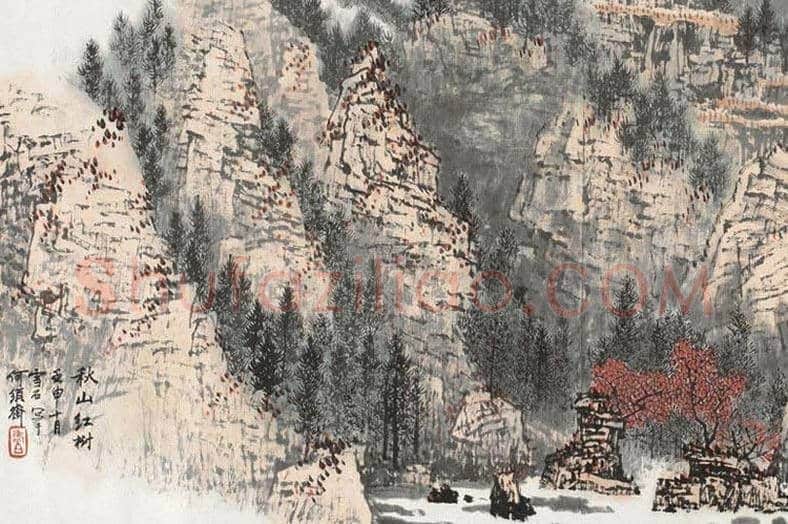 白雪石作品《太行山》赏析 | 书画百科