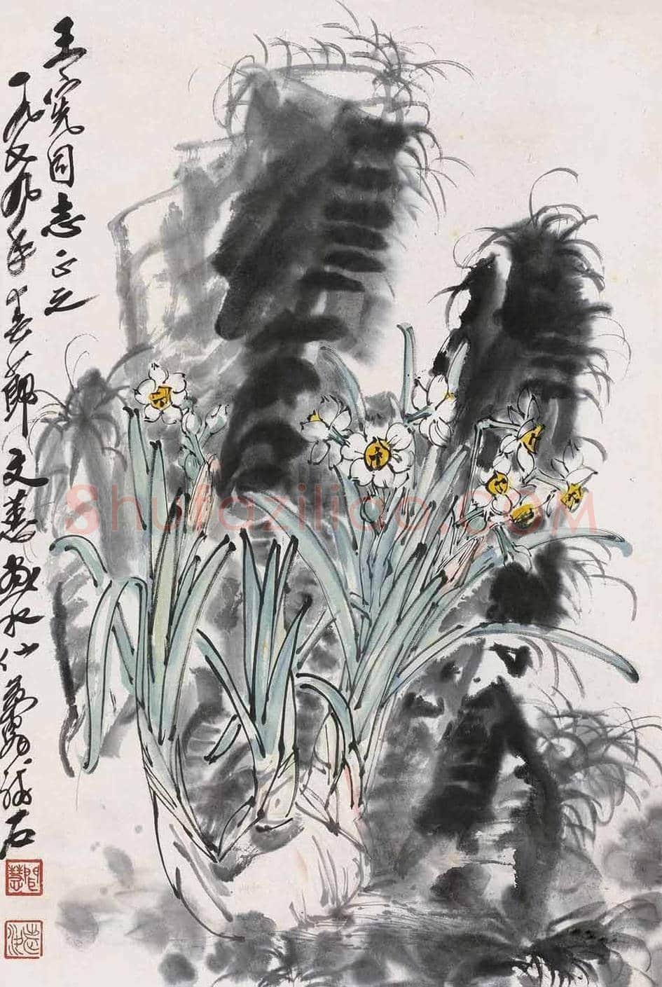 名家笔下的水仙,万种风情,尽在不言中! | 书画百科