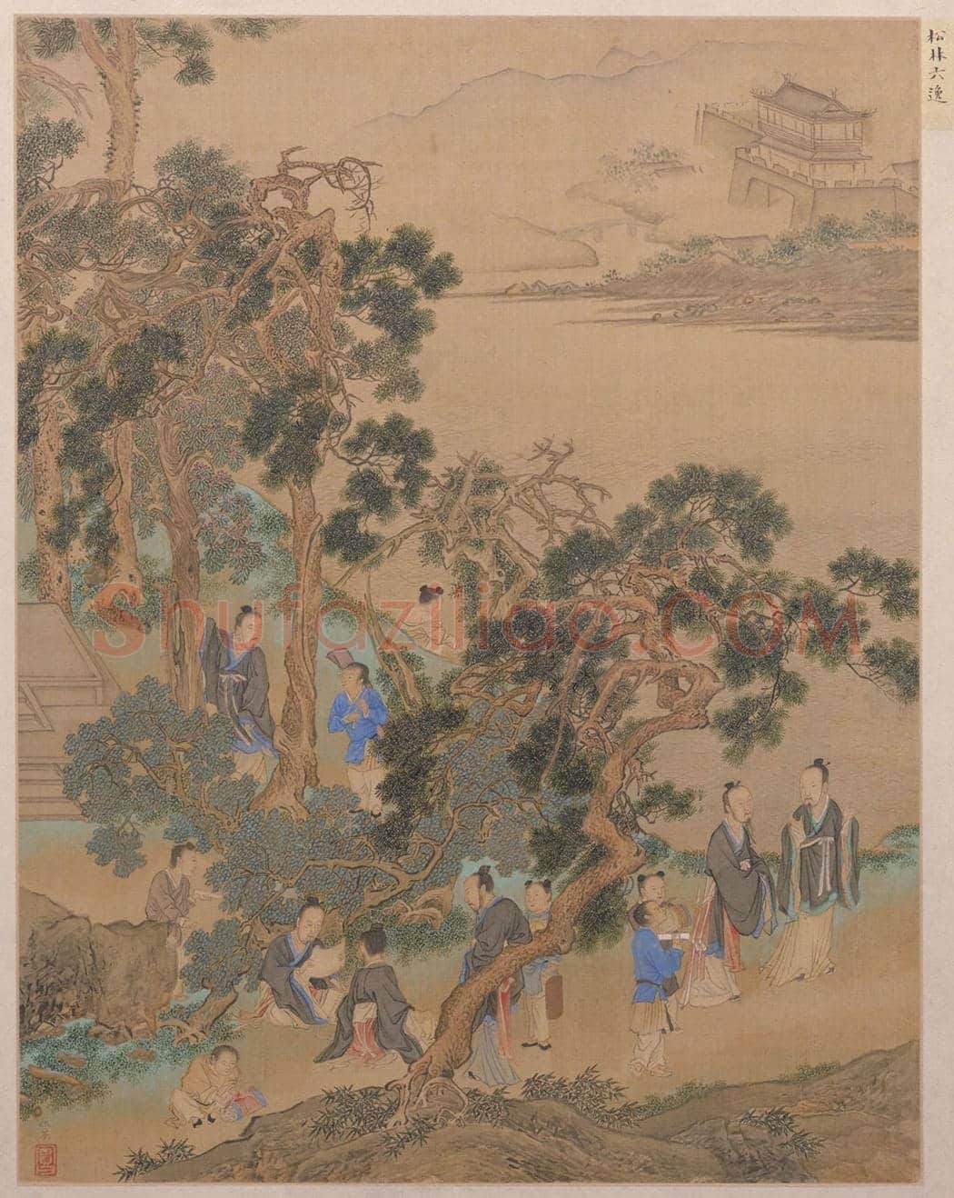 仇英《人物故事图》欣赏 | 著名国画图片