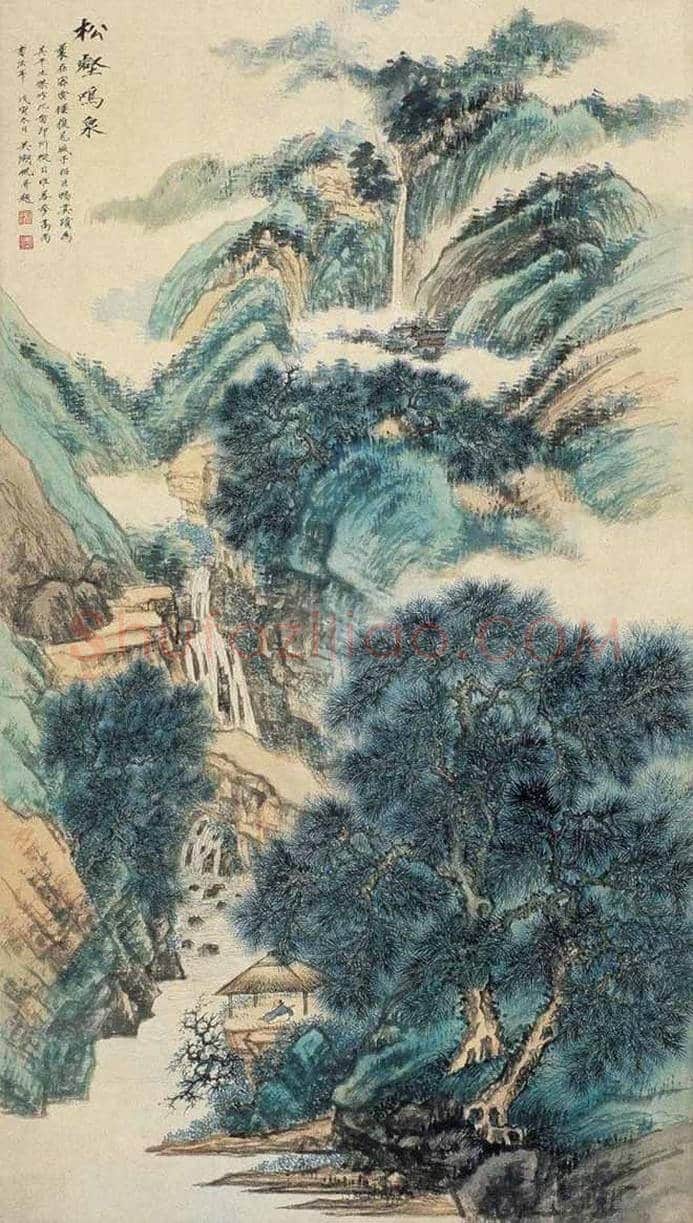 吴湖帆山水画,雅腴灵秀、清韵缜丽 | 书画文摘