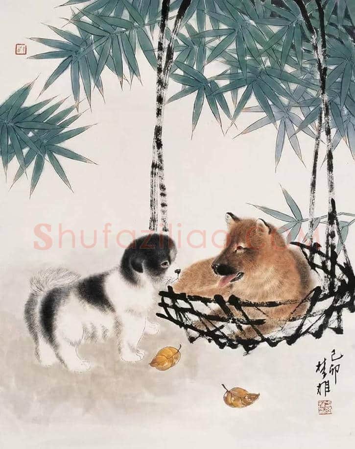方楚雄工笔动物欣赏,很有乡土气息 | 书画资料