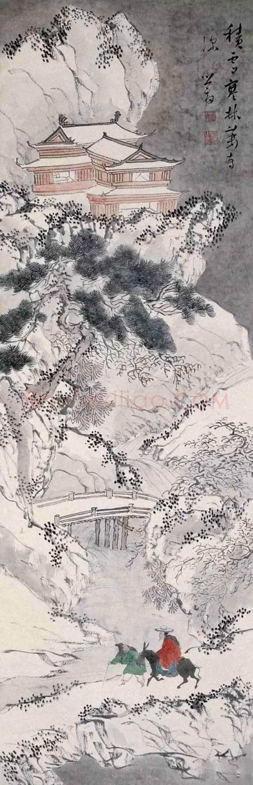 溥儒雪景山水作品欣赏 | 书画讲解