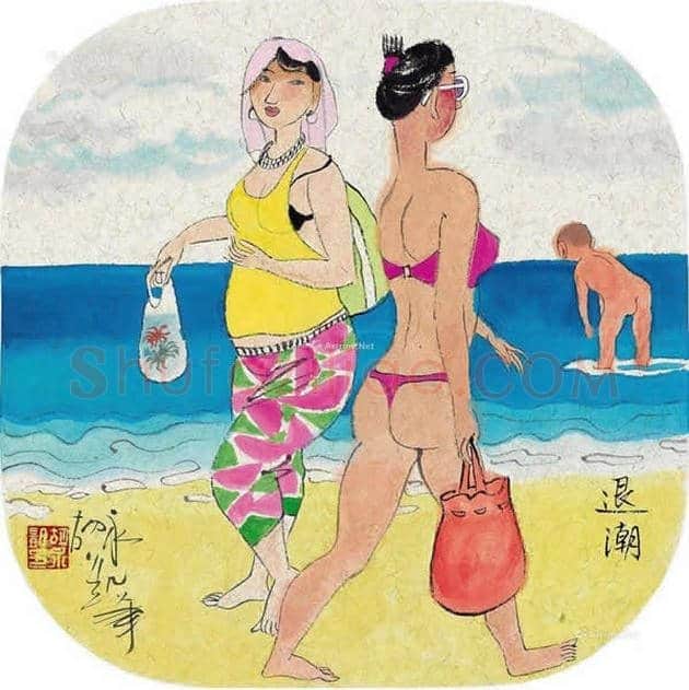 胡永凯作品欣赏-美人依旧 | 书画文摘