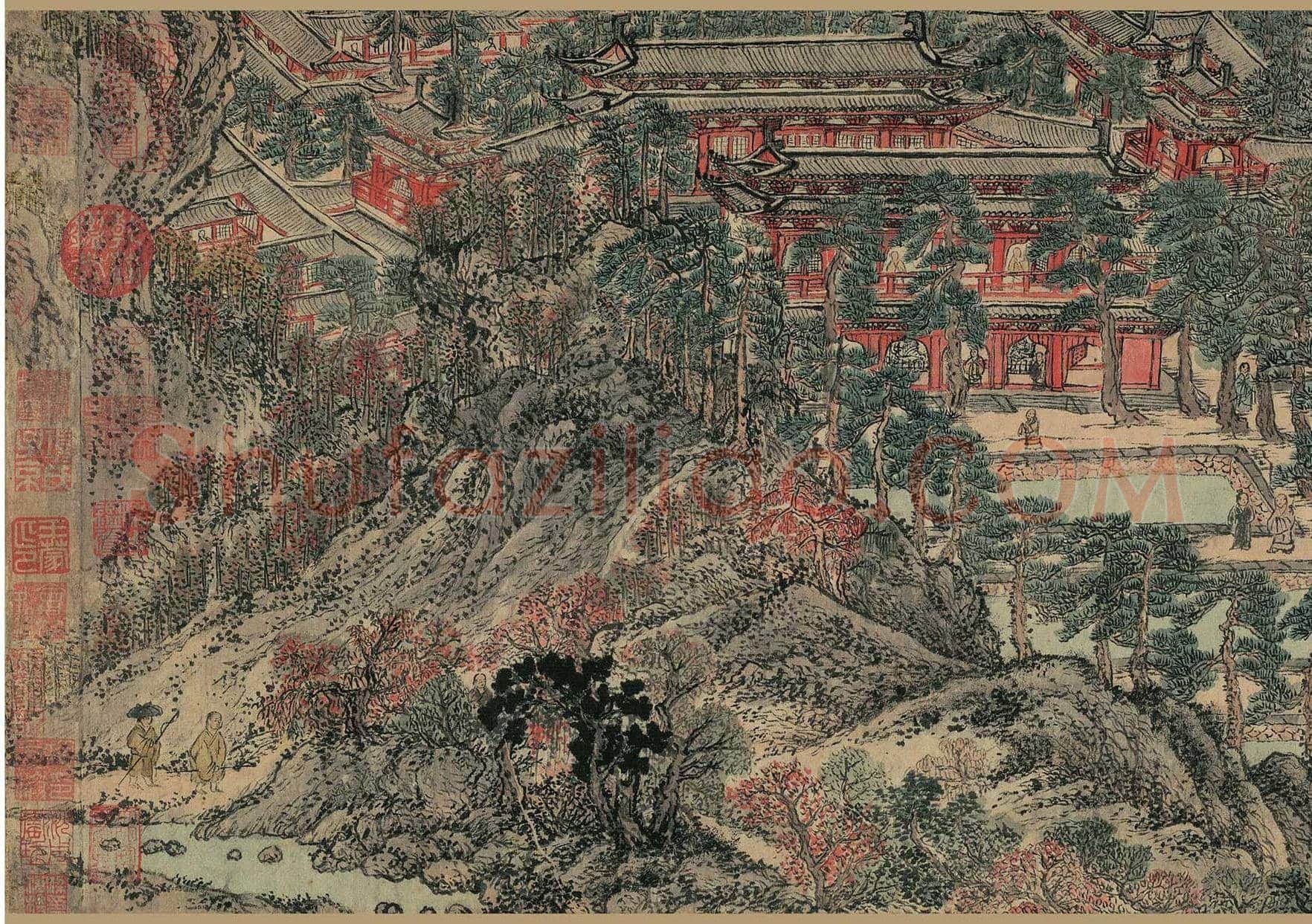 王蒙《太白山图》- 中国传世名画 | 著名国画鉴赏