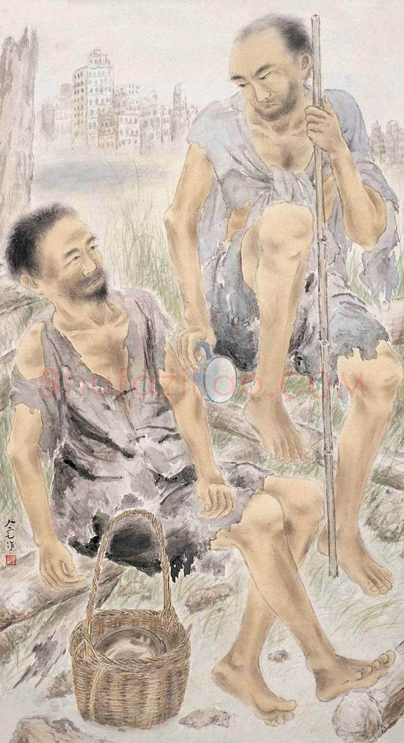 方人定人物画作品欣赏 | 书画科普