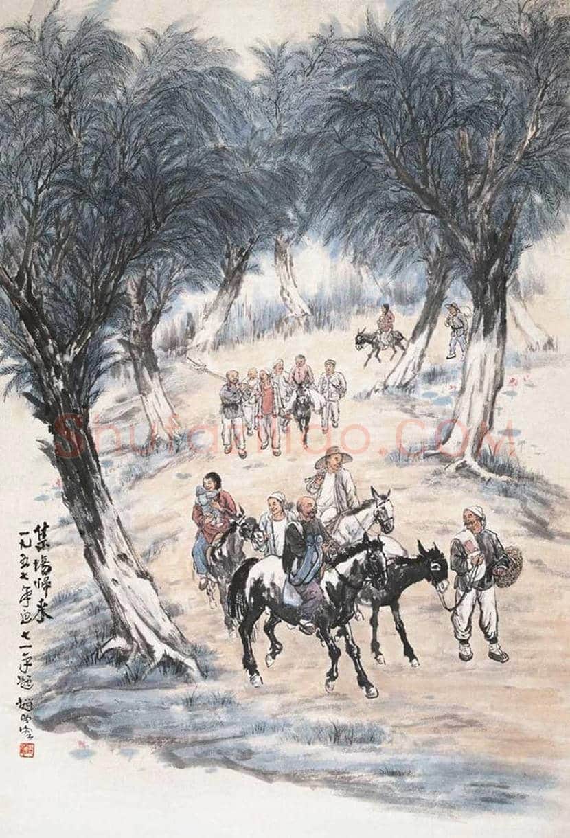 赵望云国画作品欣赏 | 书画常识