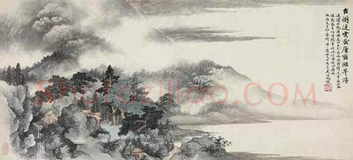 吴湖帆山水画,雅腴灵秀、清韵缜丽 | 书画文摘