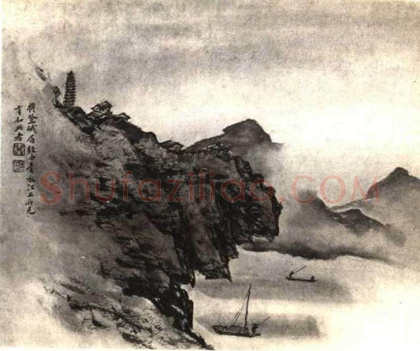 秦仲文山水画欣赏 | 书画百科