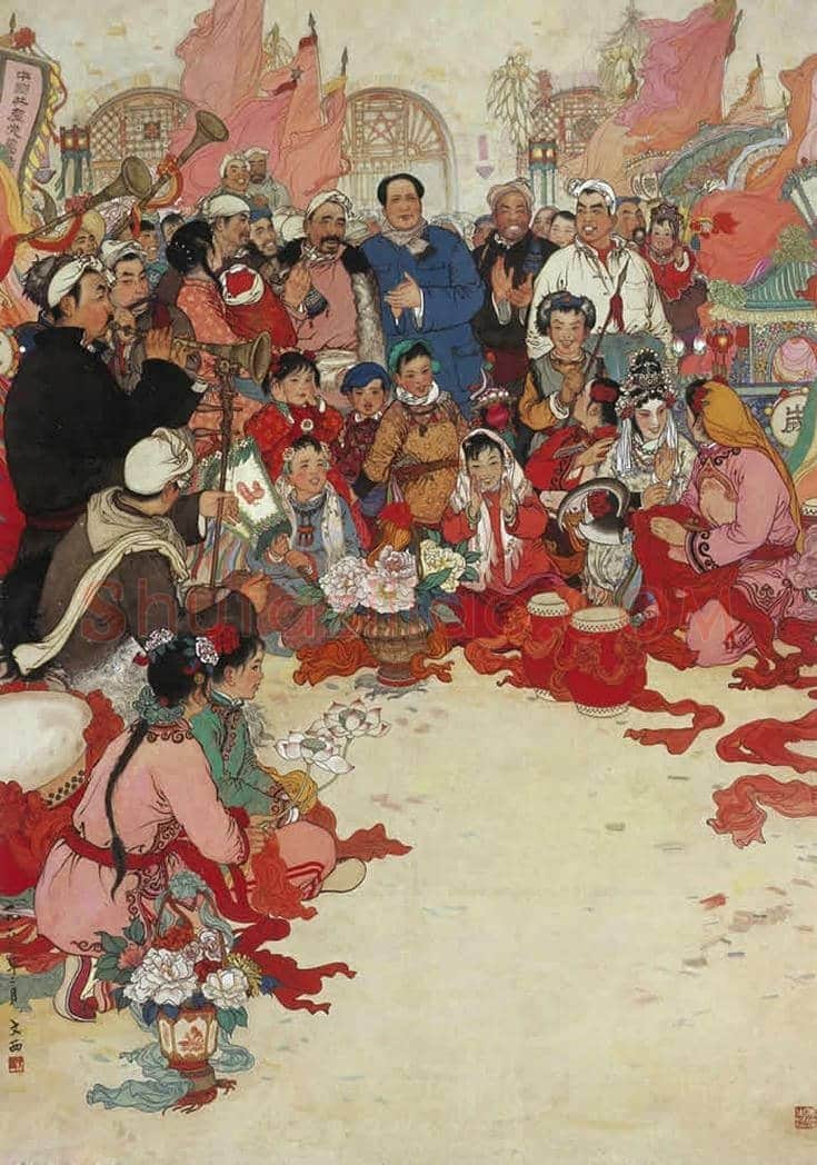 刘文西作品欣赏丨一文看懂刘文西 | 书画文摘