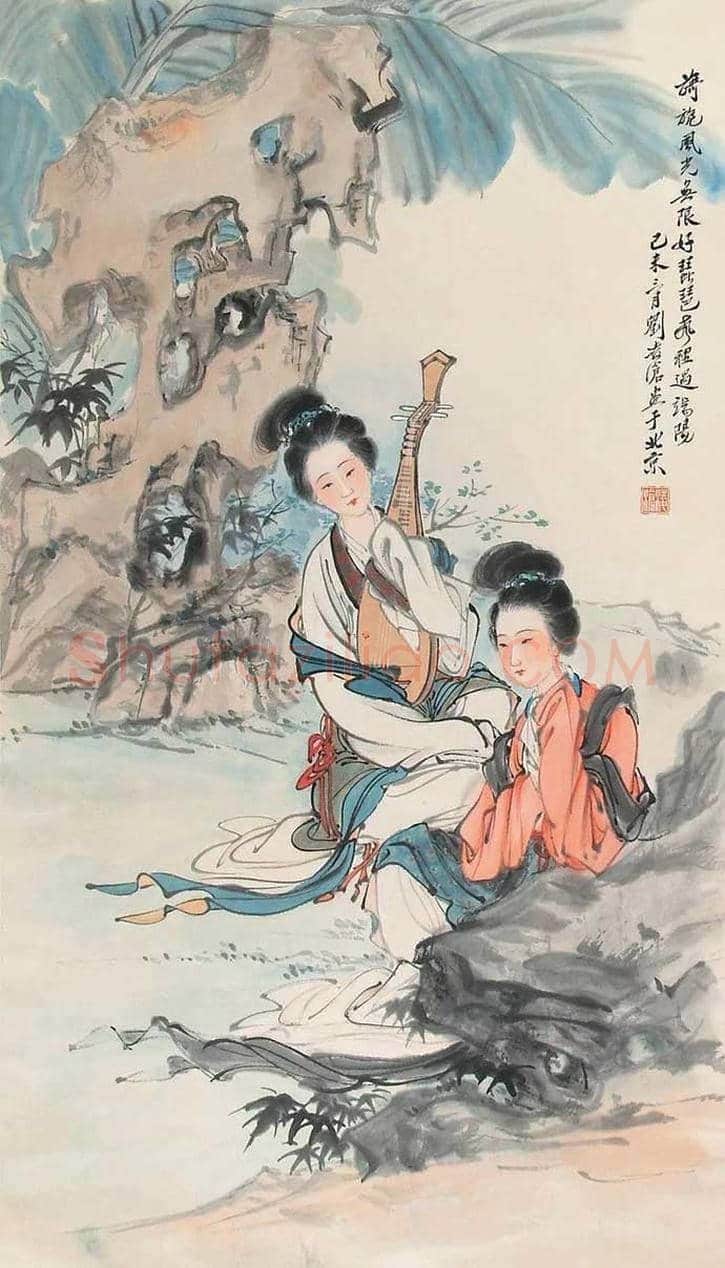 刘凌沧人物画作品欣赏 | 书画知识