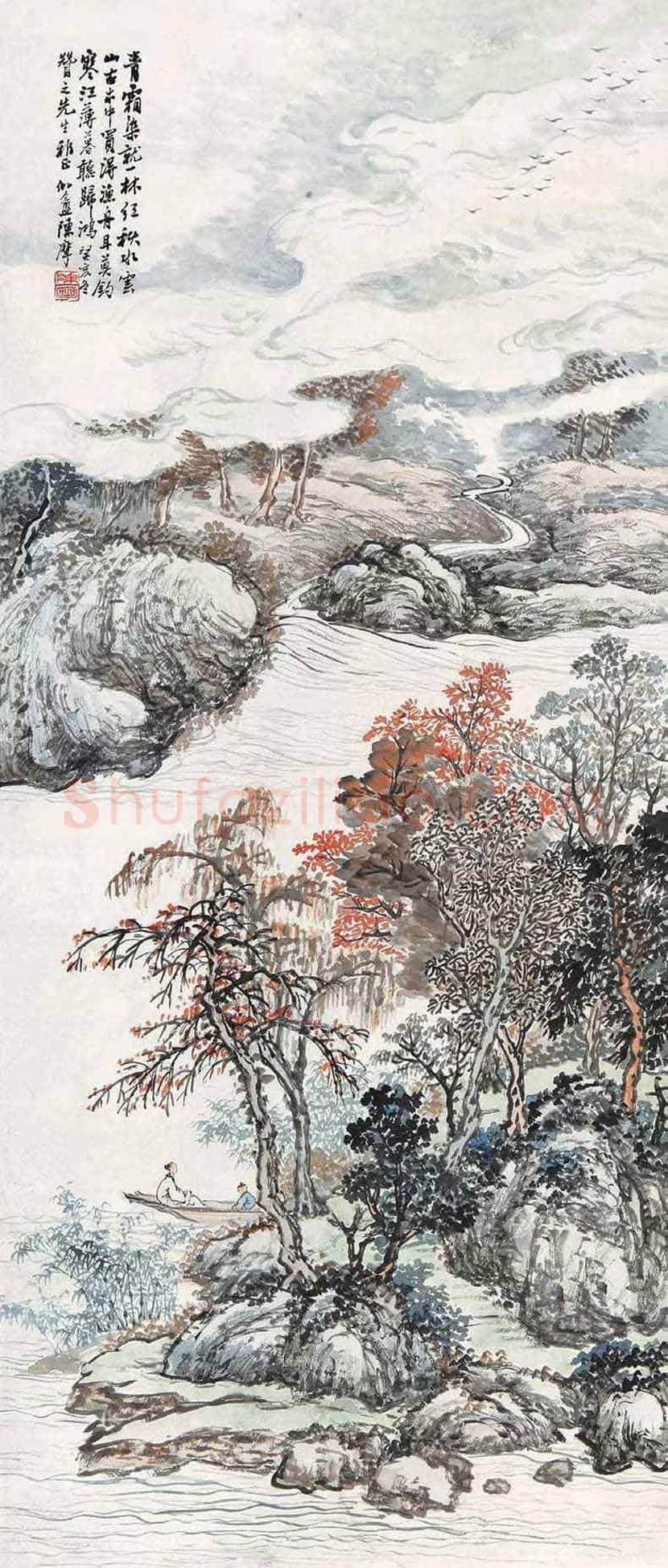 陈摩作品欣赏 | 书画资料