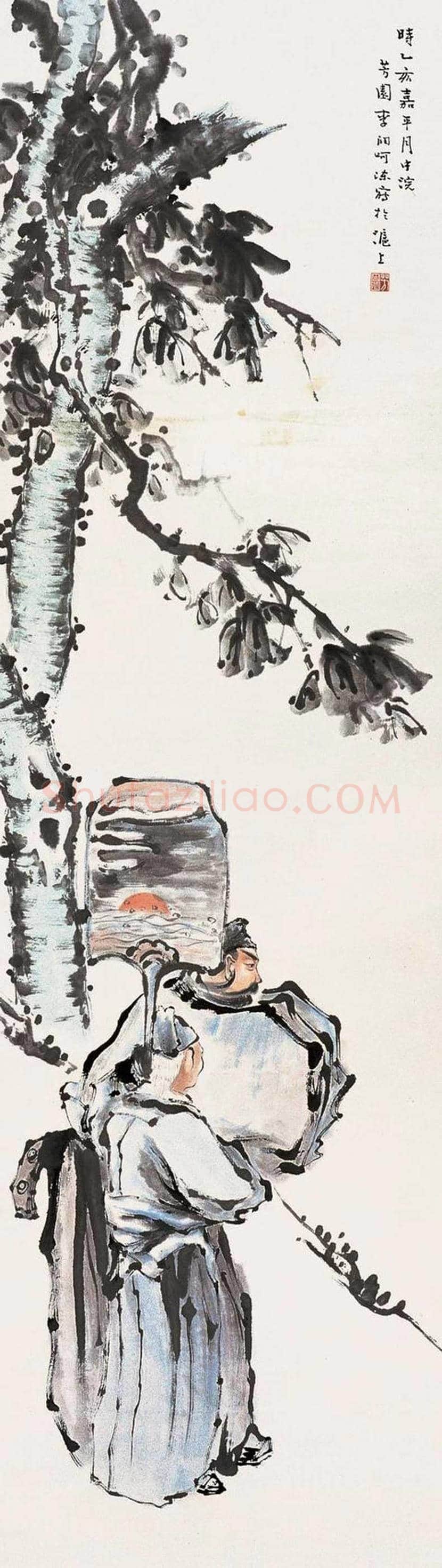 李芳园人物画作品欣赏 | 书画学堂