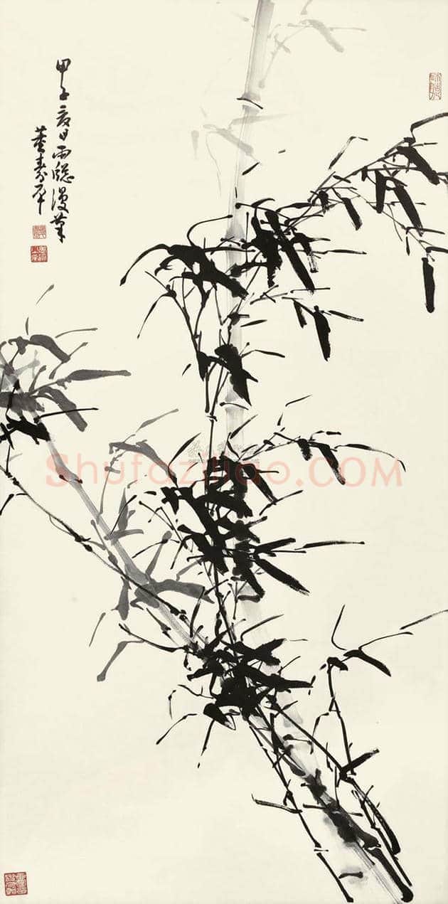 董寿平作品《墨竹图》 | 国画鉴赏