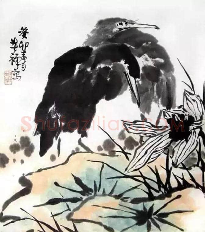 李苦禅作品欣赏【50幅高清大图】 | 书画百科