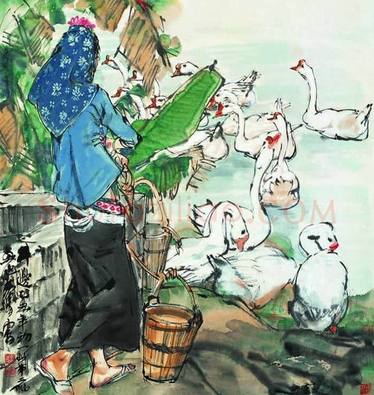 黄胄作品欣赏【高清大图】 | 书画知识