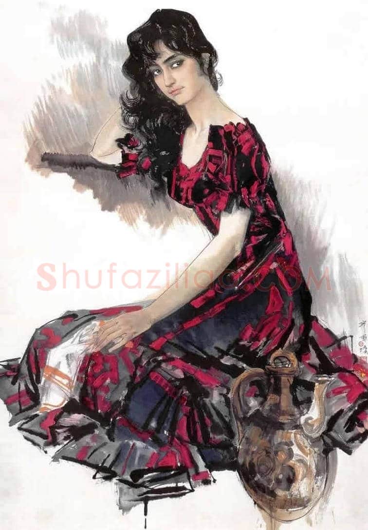 林墉精品水墨人物作品欣赏 | 书画讲解