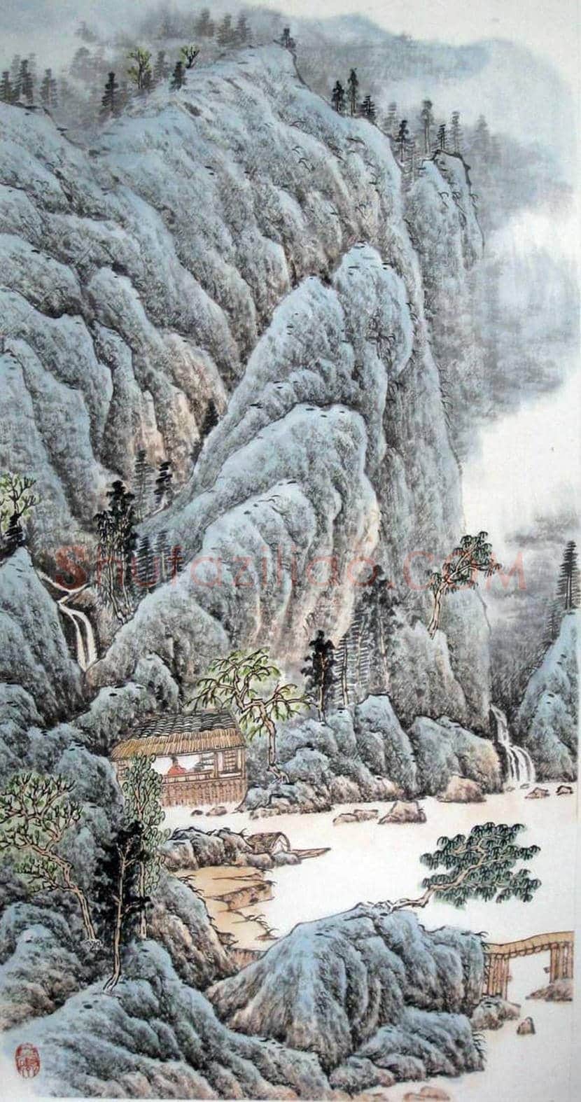 宋玉麟山水画作品欣赏 | 书画文摘