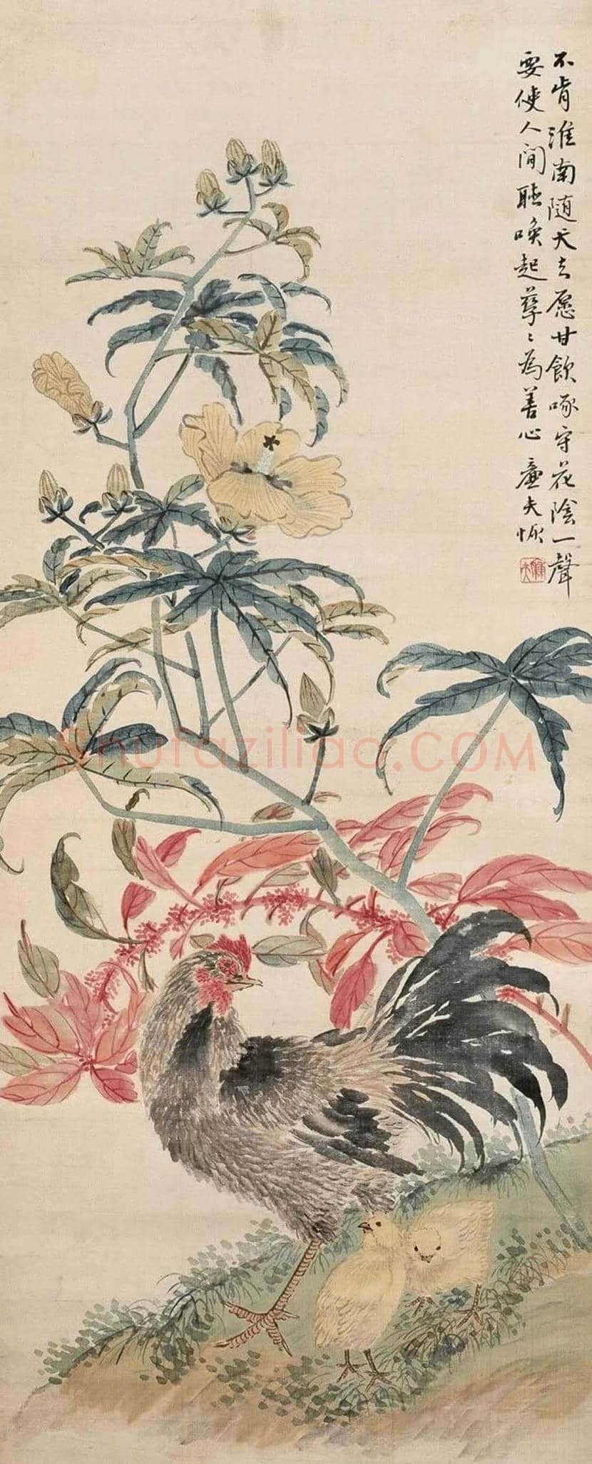 陆恢花鸟画作品欣赏 | 书画讲解