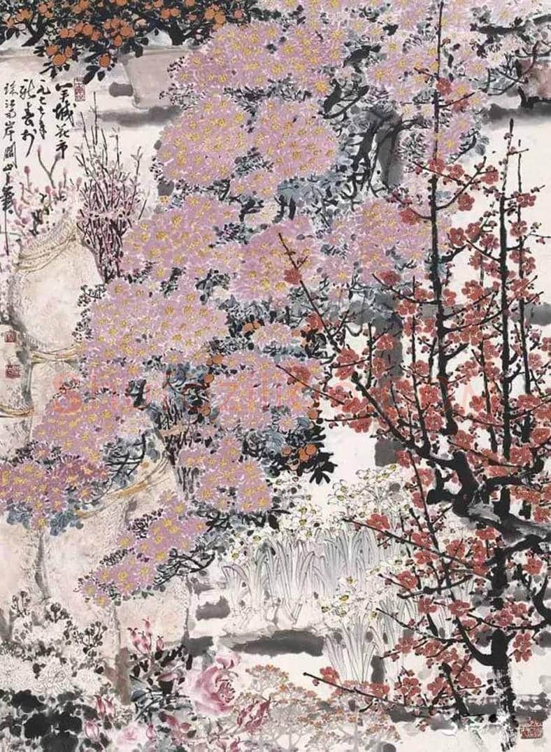 关山月花鸟画图赏 | 书画知识
