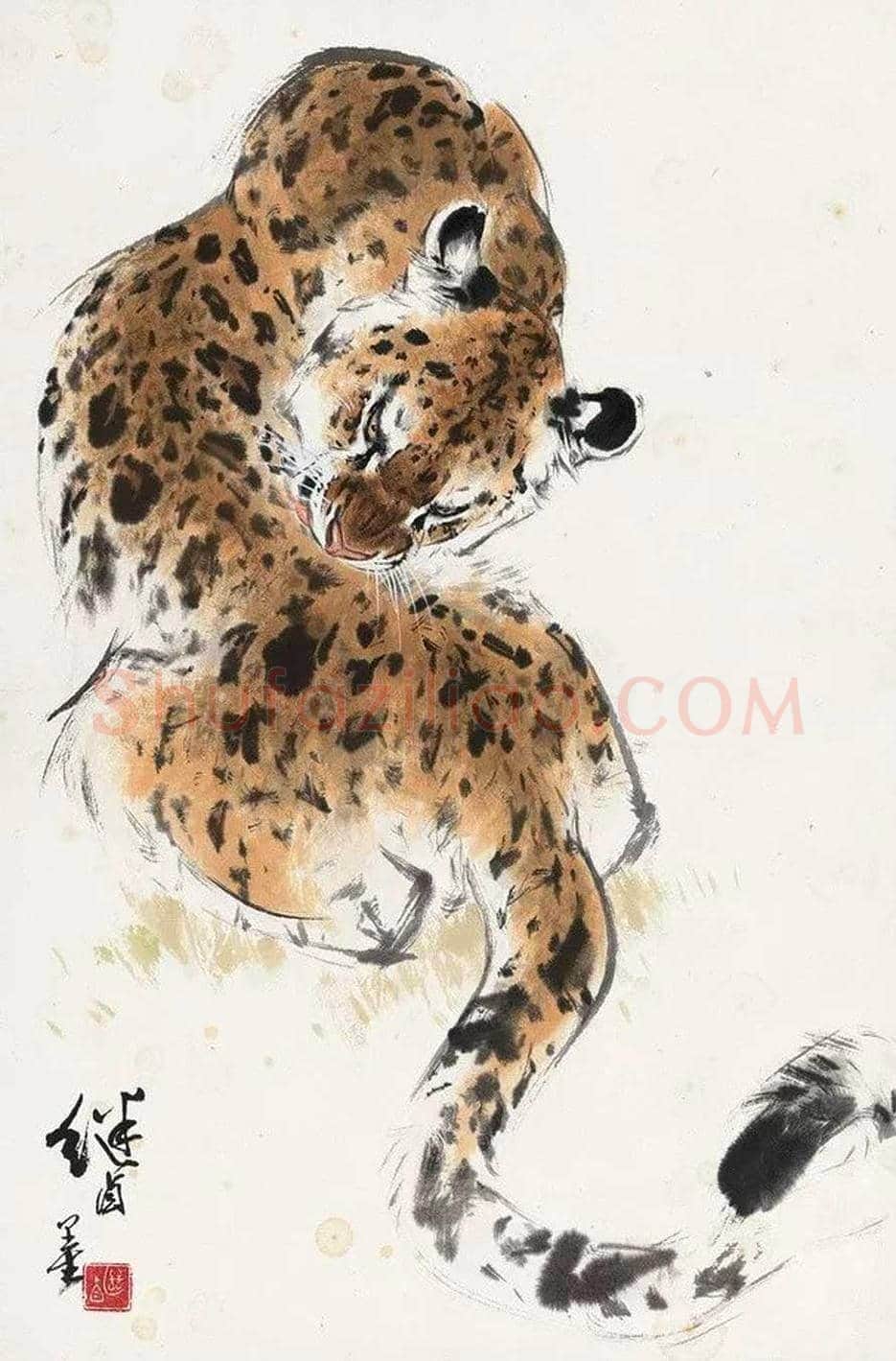 刘继卣动物画作品欣赏 | 书画学堂