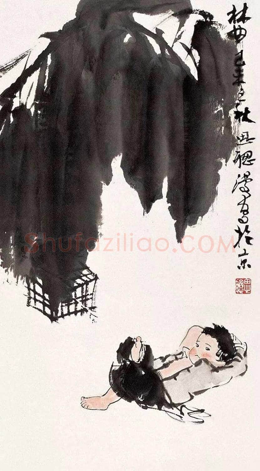 周思聪水墨儿童画欣赏 | 书画学堂
