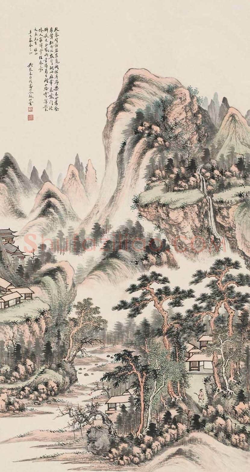 吴琴木山水画作品欣赏 | 书画讲解