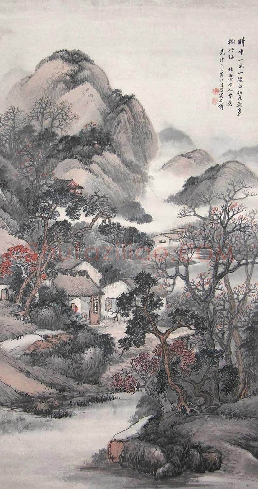 吴石仙山水画欣赏 | 书画科普