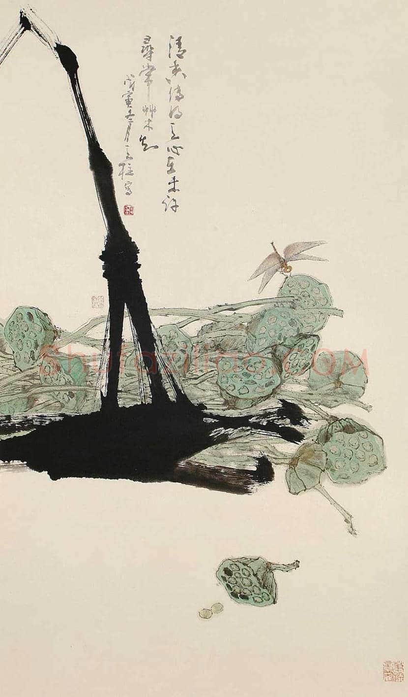 秦天柱花鸟画作品欣赏 | 书画学堂