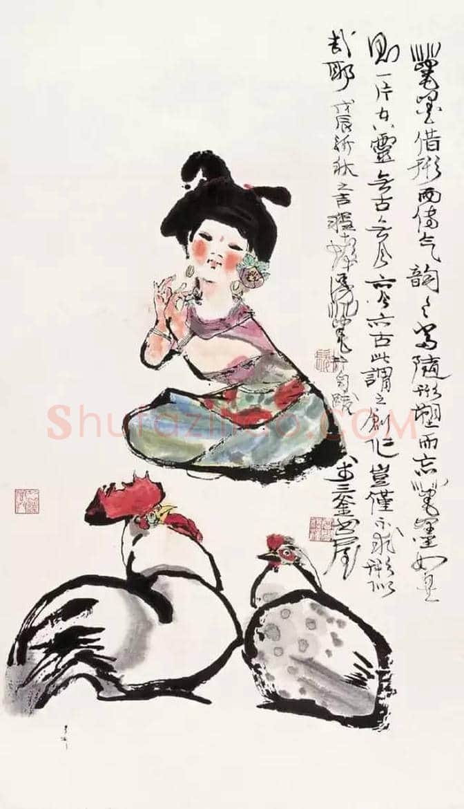 程十发最美人物画欣赏 | 书画知识