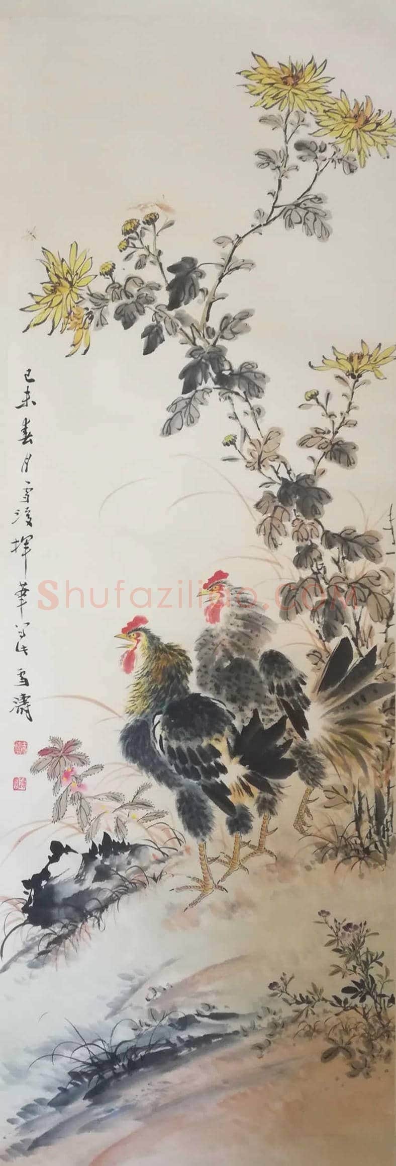 名家笔下的大吉图欣赏 | 书画资料