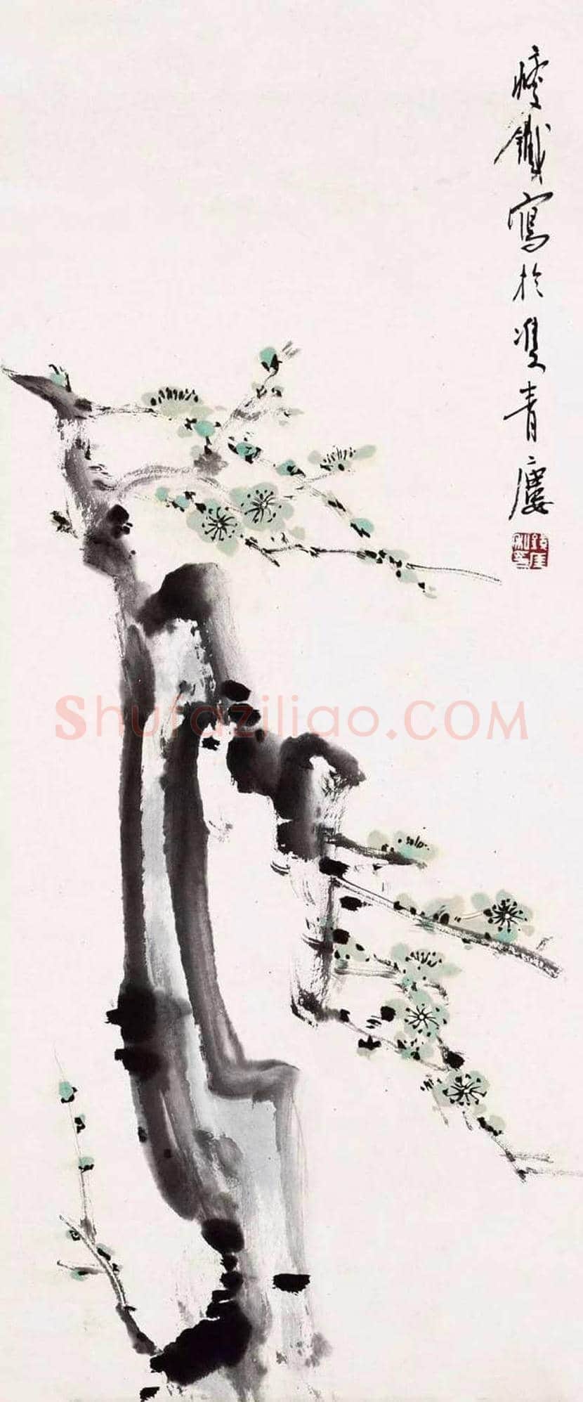 钱瘦铁梅花作品欣赏 | 书画百科