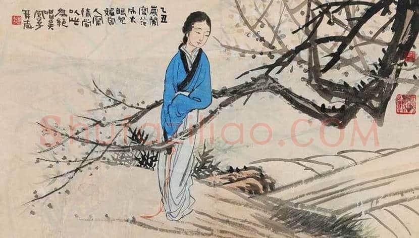 吕凤子人物画作品欣赏 | 书画百科