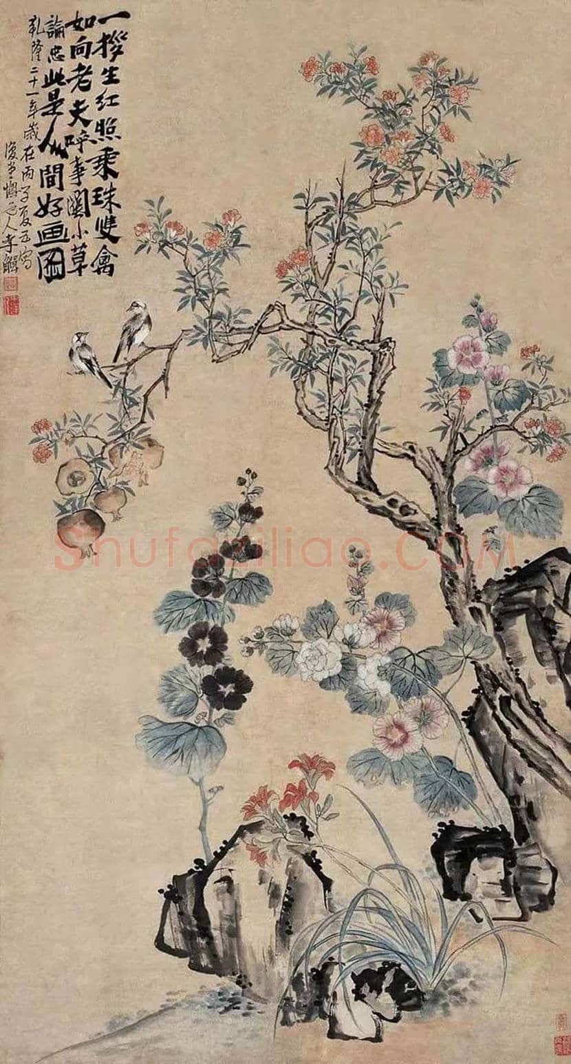 清代李鱓绘画作品欣赏 | 书画知识