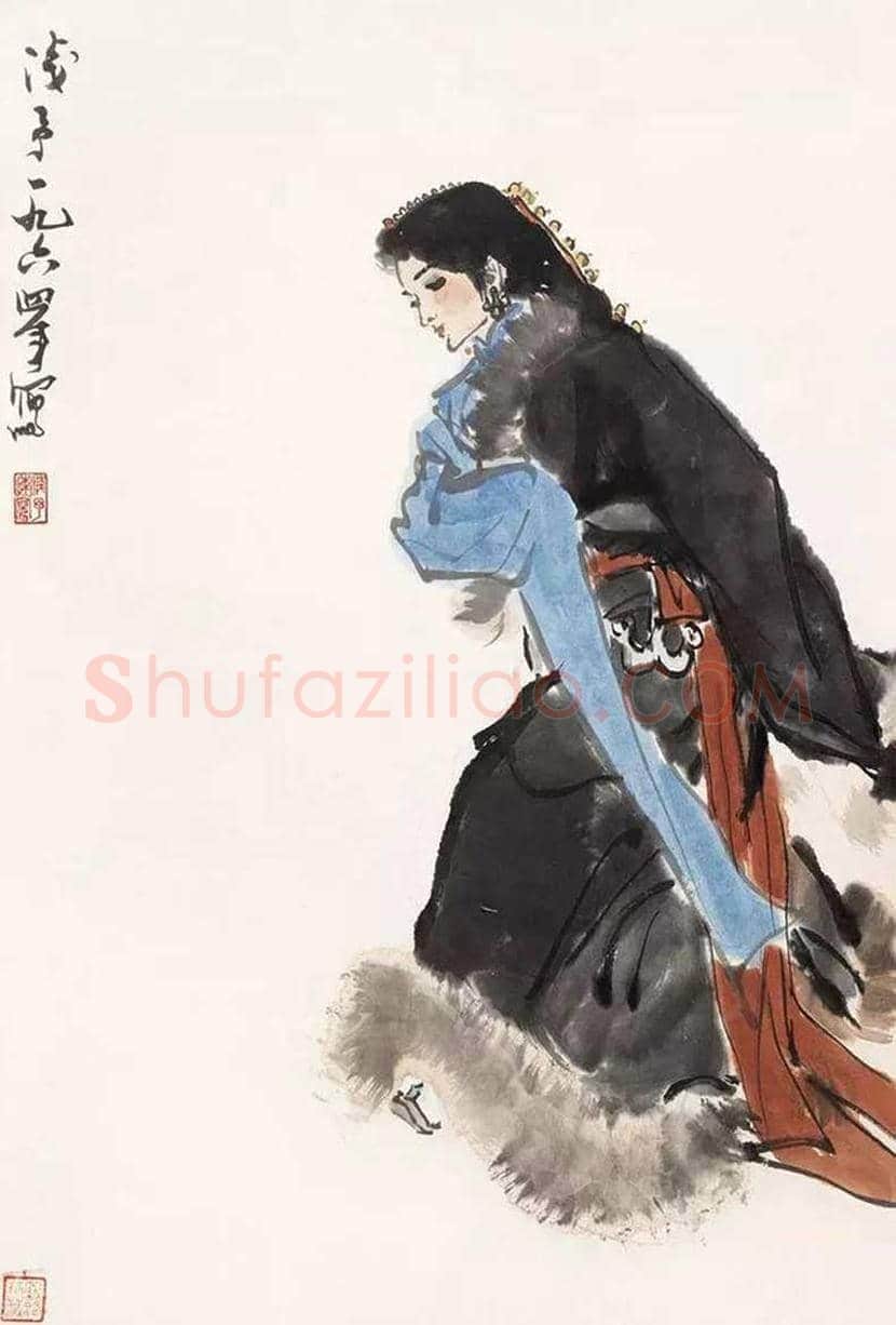 叶浅予舞蹈人物画欣赏 | 书画知识