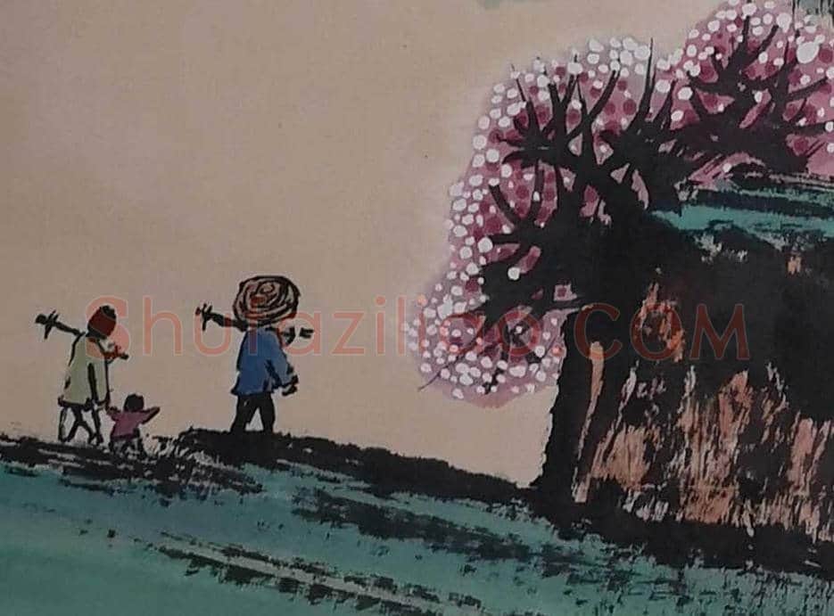 石鲁作品《黄河两岸度春秋》，有震撼人心的魅力！ | 国画赏析