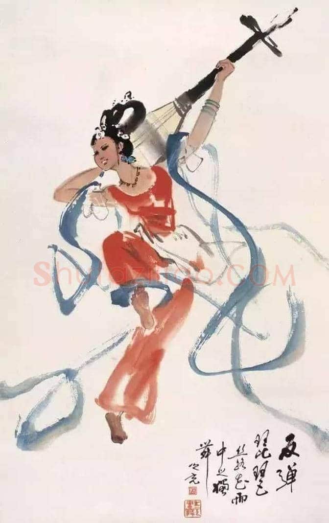 杨之光、阿老舞蹈人物画，各有千秋！ | 书画知识