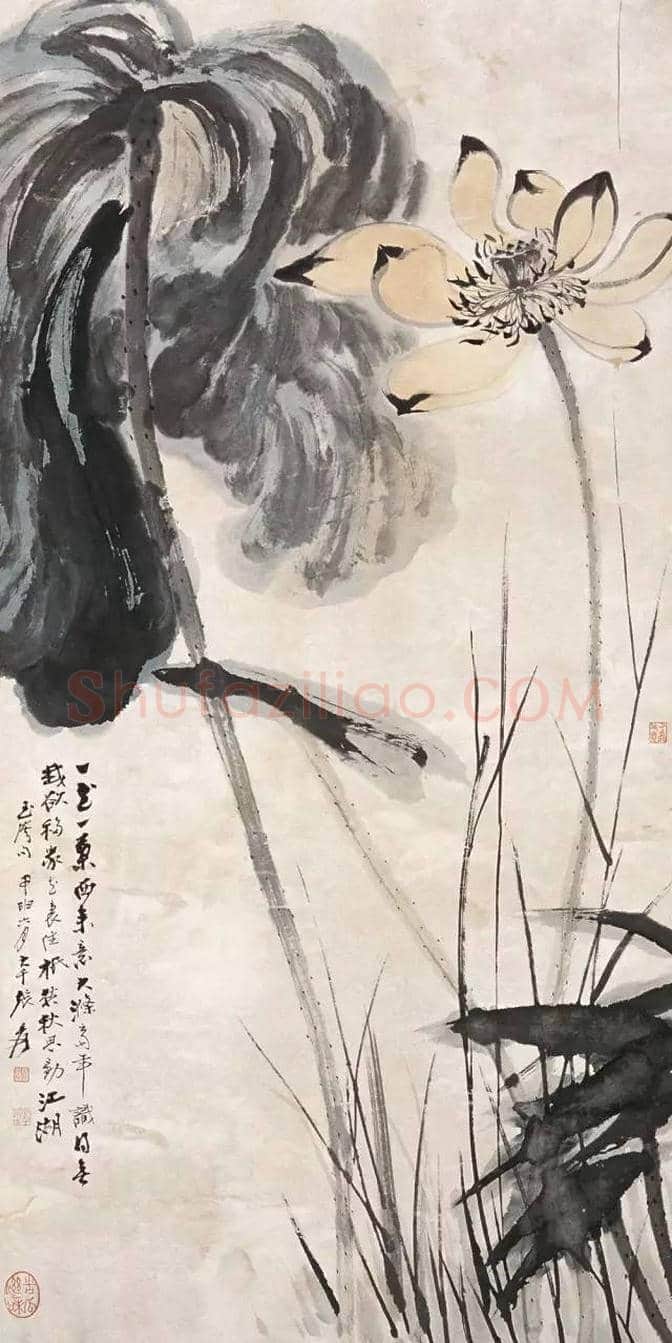 国画大师张大千的百荷图欣赏！ | 书画文摘