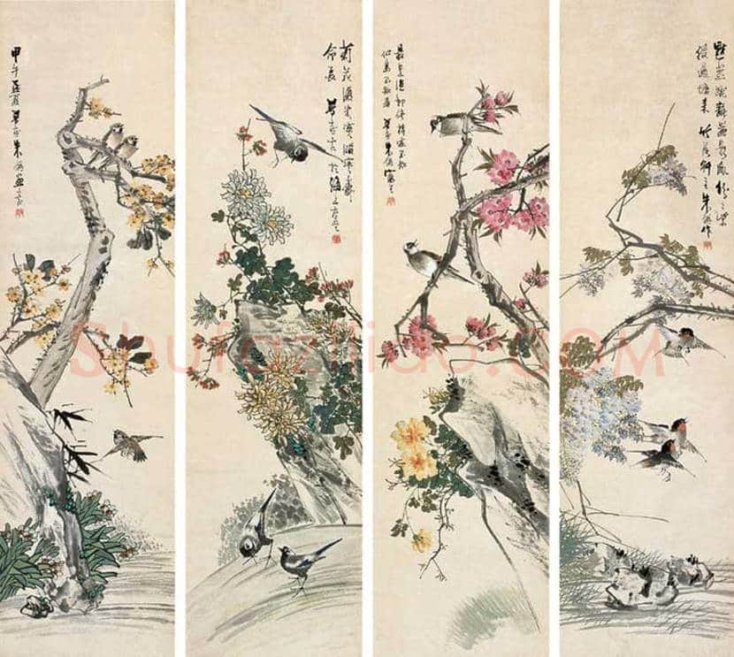 朱梦庐花鸟画欣赏 | 书画文摘