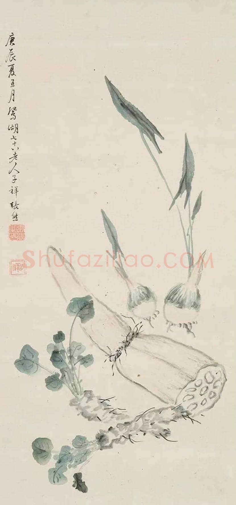 大师笔下的莲藕,味道各不同! | 书画科普