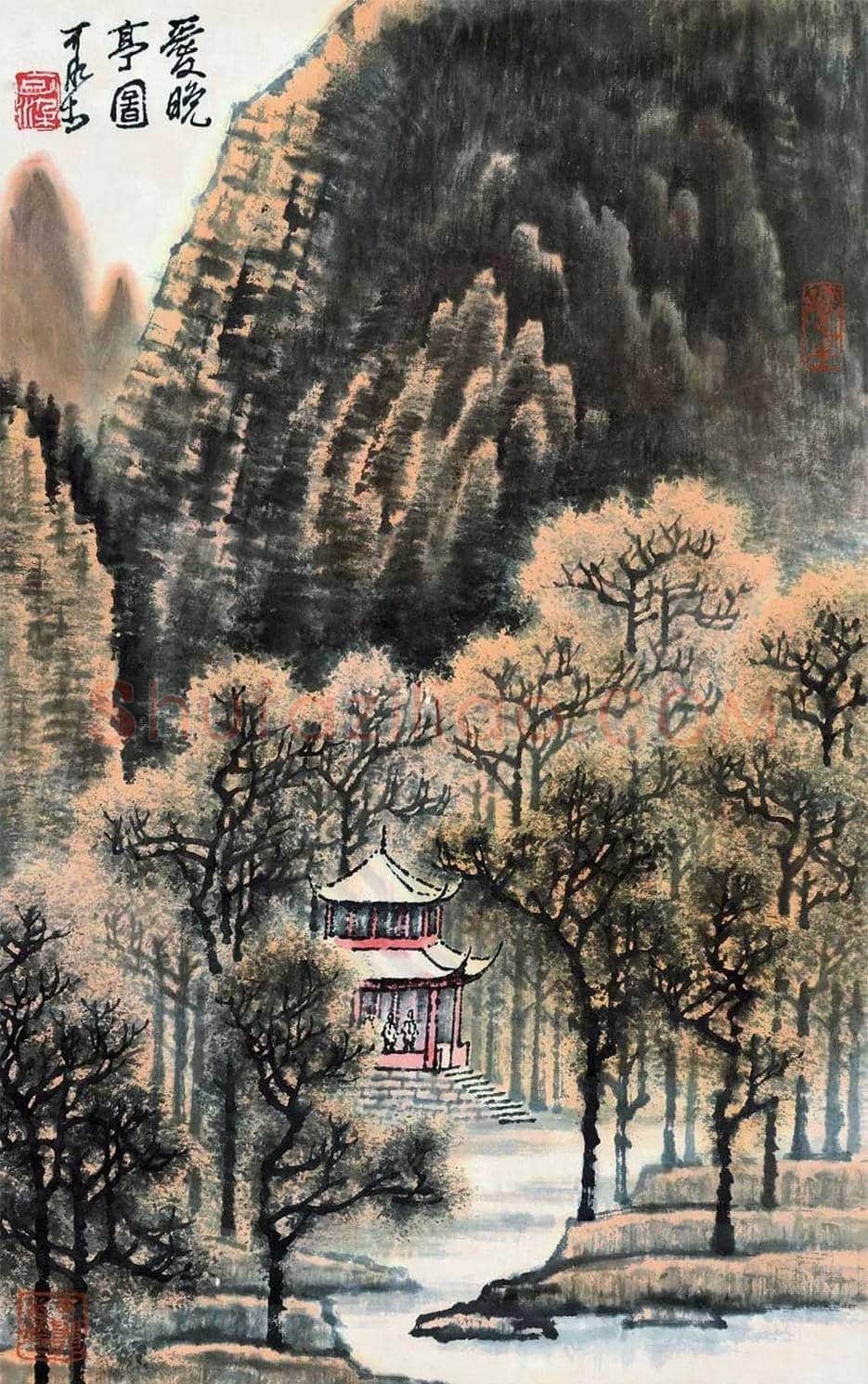 名家笔下的《爱晚亭》欣赏 | 书画科普