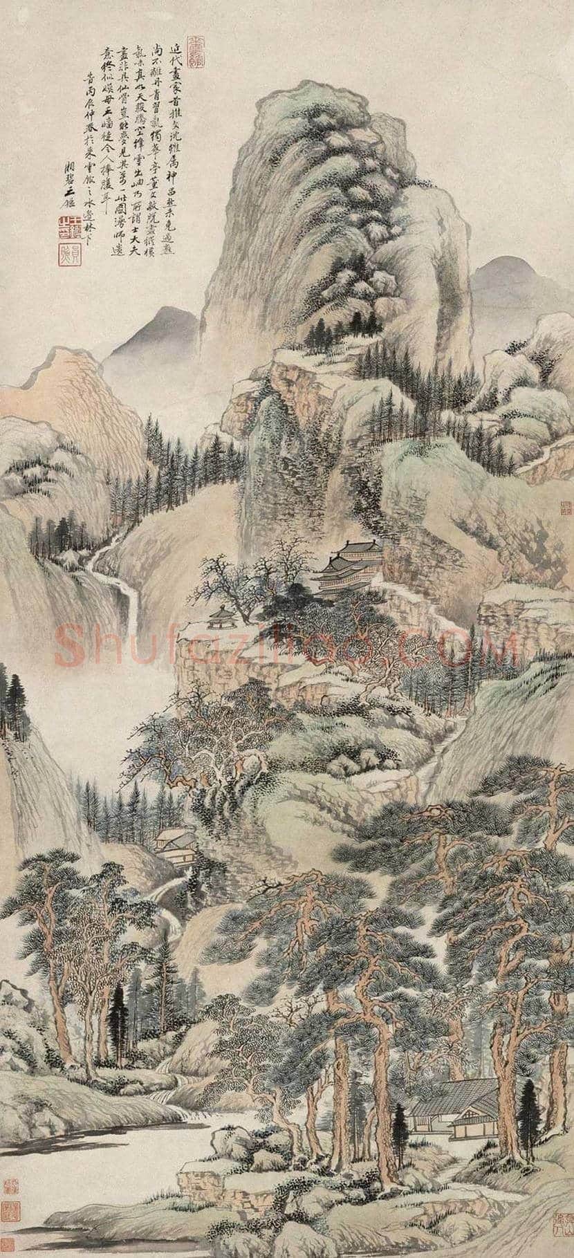 王鉴山水画价格,多少钱一平尺? | 书画讲解