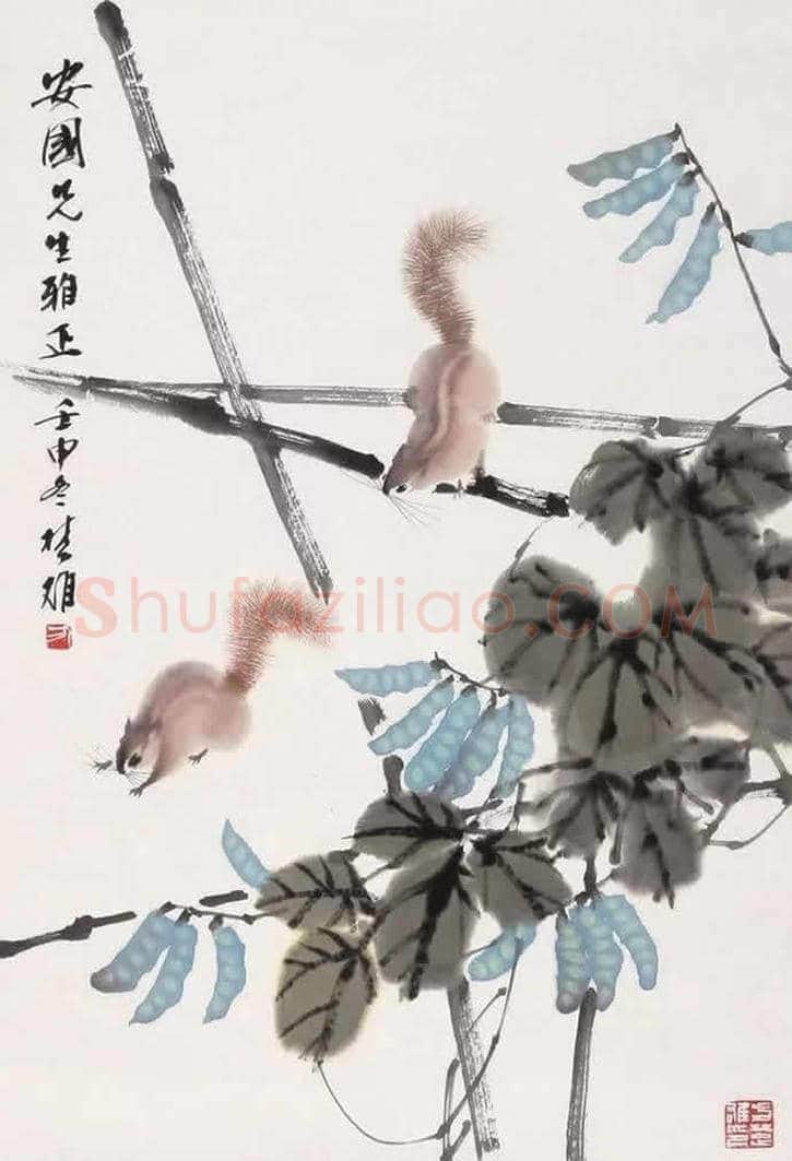 方楚雄工笔动物欣赏,很有乡土气息 | 书画资料