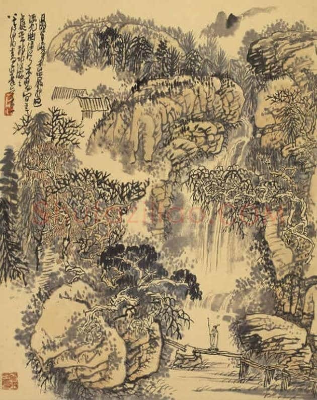 绘画奇人黄秋园作品欣赏(100幅) | 书画百科