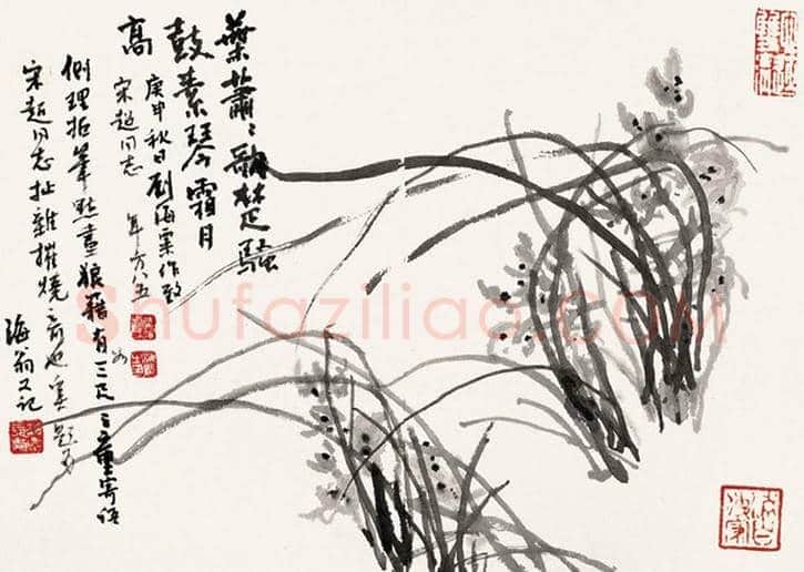 刘海粟花鸟画欣赏 | 书画资料