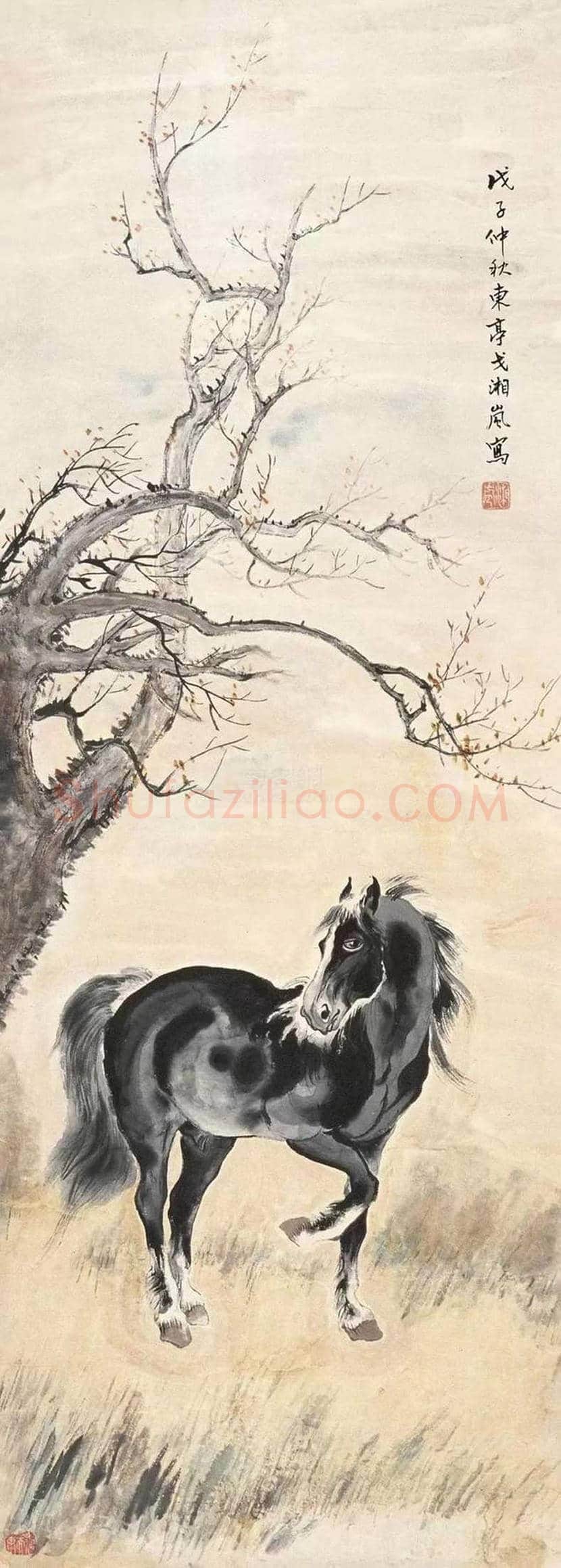 戈湘岚骏马图欣赏 | 书画资料