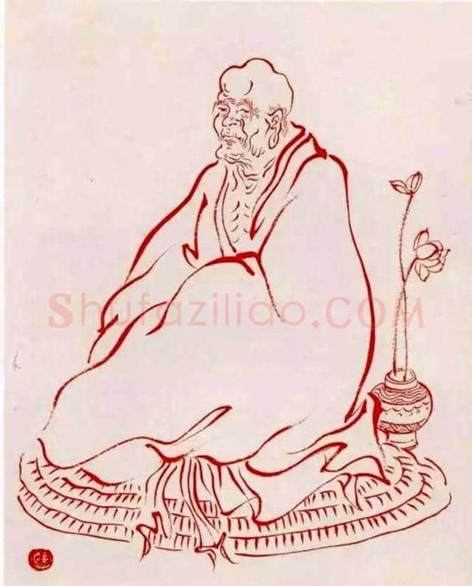 弘一法师罗汉图欣赏 | 书画科普