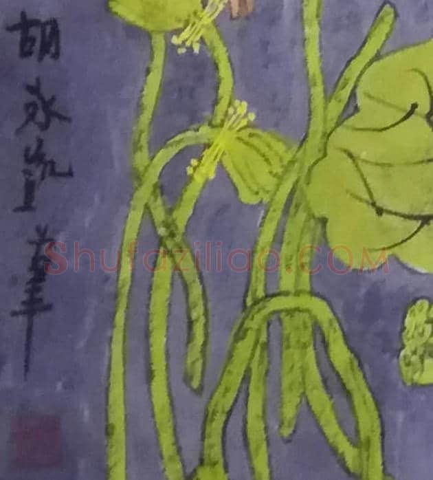 胡永凯重彩画作《采莲曲》 | 国画鉴赏