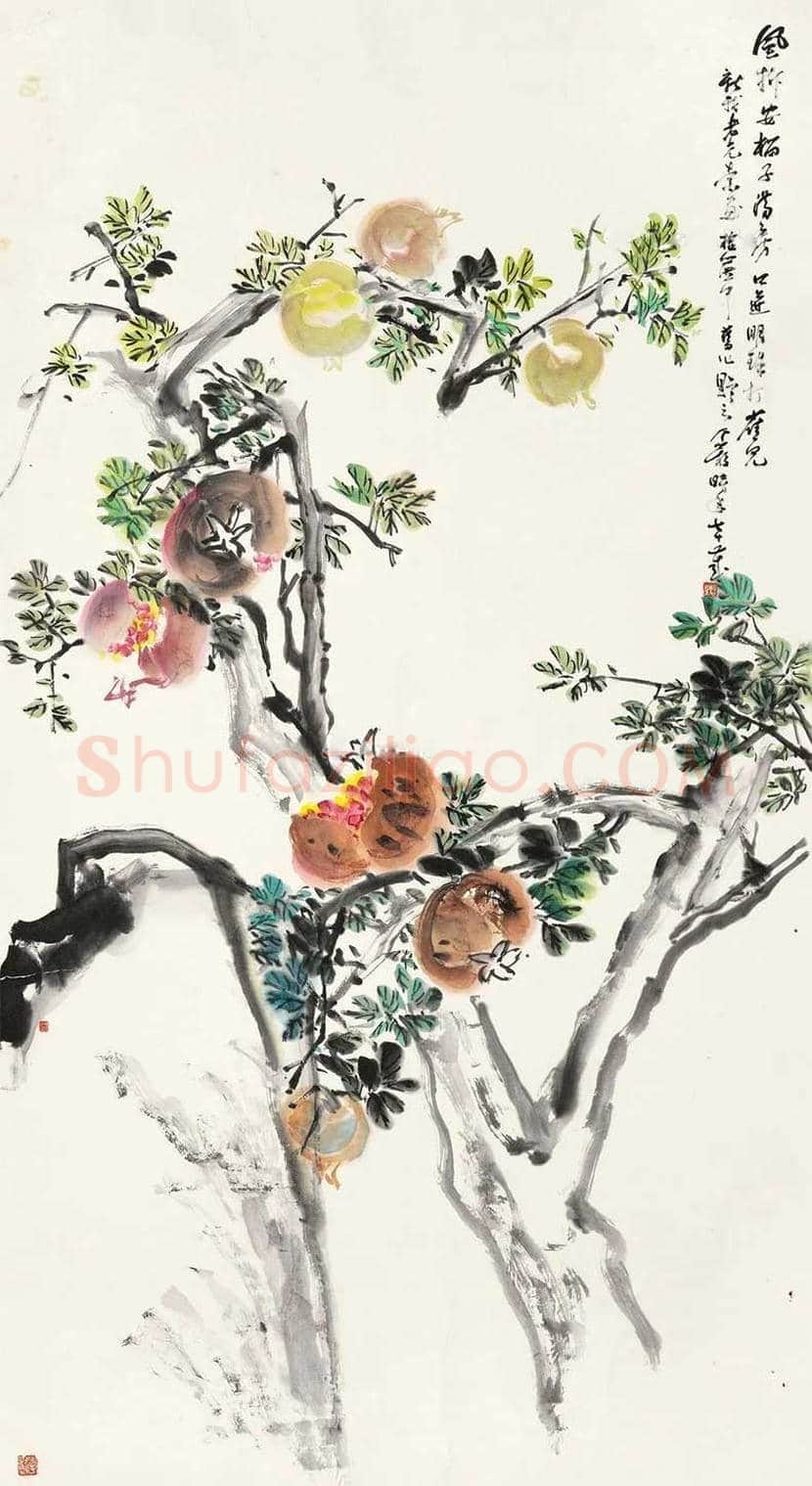 王个簃花鸟画作品欣赏 | 书画文摘