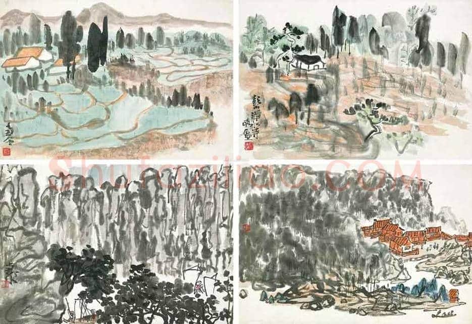 陈子庄山水画作品欣赏 | 书画文摘