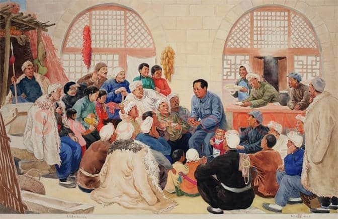 中央美院院长古元水彩画欣赏 | 书画知识